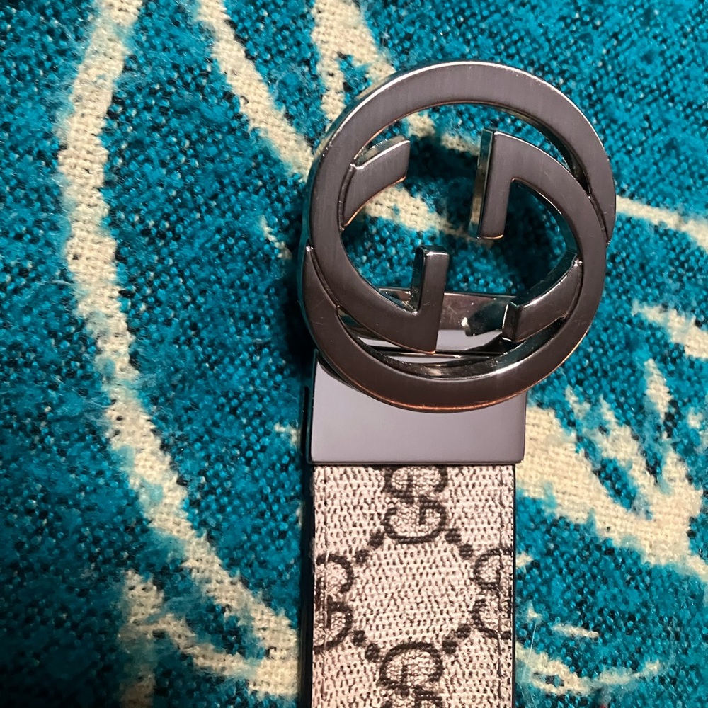Gucci Style Reversible Leather Belt NEW - Picture 10 of 12